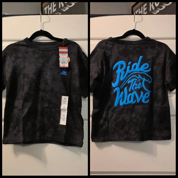 Boys Ride The Wave Tee XS 4/5 - Picture 1 of 4